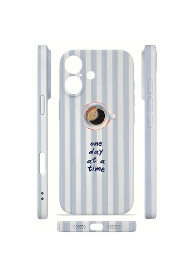 Apple iPhone Uyumlu 17 Vorian İnce Kamera Korumalı Mika Kılıf One Day Coffee One Day Coffee Mika