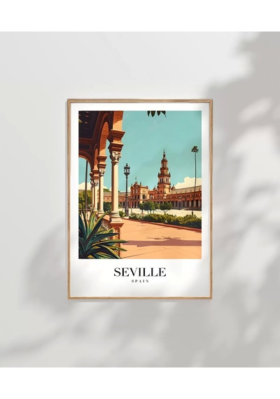 Çerçevesiz Poster Tarihi Sevilla