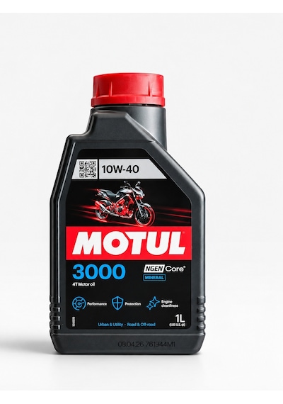 Motul 3000 10w-40 4t 1l + Scooter Gear 80w-90 Motor Ve Şanzıman Yağı Seti