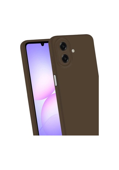 Samsung Galaxy Uyumlu, A07 4g First Silikon - Kahverengi