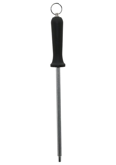 Metal Bilezikli Yuvarlak Masat - Bıçak Bileme Metal Asma Halkalı 30cm 5468