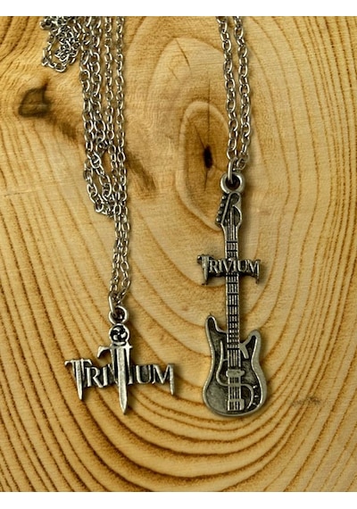 Paytak Moda Trivium Bff 2li Rock Metal Grup Zincir Kolye Pytkznkly0163