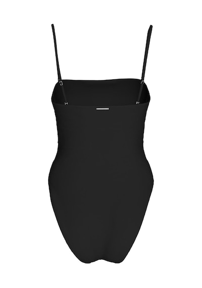 Calvin Klein Kadın Straplez Siyah Tek Parça Mayo-13336 Siyah