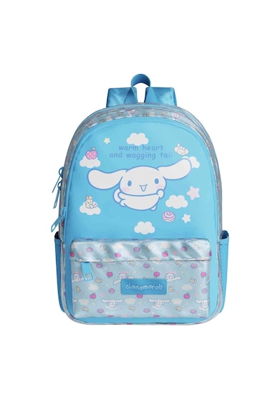 Cinnamoroll Desenli Mavi Okul Çantası 3228 Çok Renkli