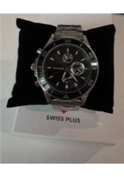 Swiss Plus Man Watch Basic Seri Model-7 St3504ags Lüx Black-silver Diğer