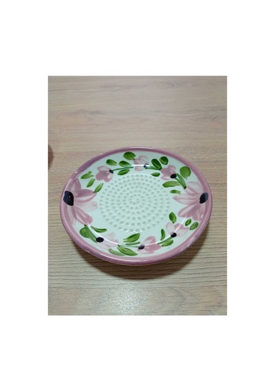Bsg Design Seramik Sarımsak Ve Zencefil Rende Tabağı 13 Cm - El Yapımı Çini Rende - 945362147 Diğer