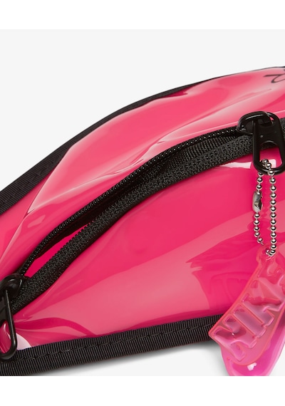 Nike Air Heritage Fanny Pack Zip Hip Waist Bag Bum Belt Thermo Plastic Key Ring Pembe