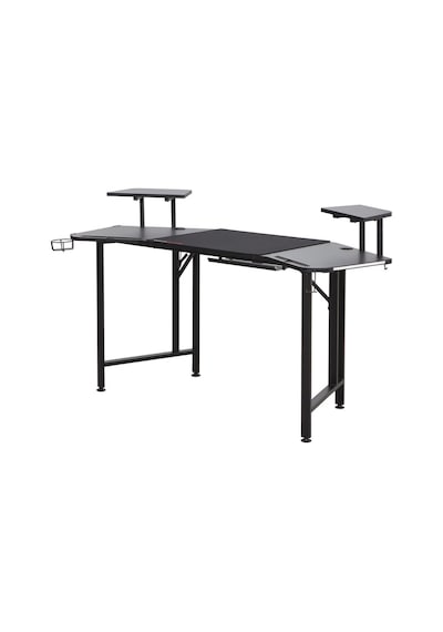 Adore Gaming Commander Oyuncu Masası Rgb Carbon Fiber - Siyah 160x75x49-56 Cm