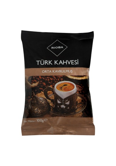 Rıoba Türk Kahvesi 100 G - Orta Kavrulmuş İnce Öğütülmüş 2'li Ekonomik Paket - 2 Adet Tarı