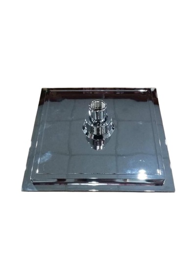 Tema Quadro Tepe Duş Başlığı Kireç Kırıcılı Sistem Kare Tek Fonksiyonlu Tüm Duşlara Uyumlu Krom