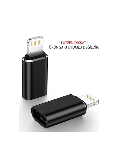 Daytona Lightning To USB Type C Dönüştürücü Adaptör x 2 Adet – iPhone & Apple Uyumlu iPad 14'e Kadar