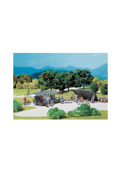 1/87 Bisiklet Park Standı 2 Adet Maketi, Faller 180584