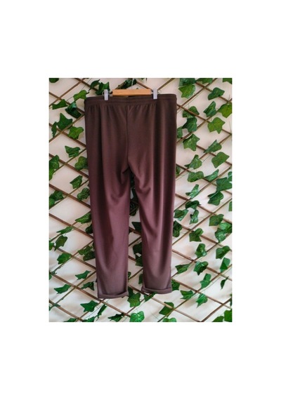 Çınar Boutique Çelik Kumaş Pantolon Kahverengi Kahverengi