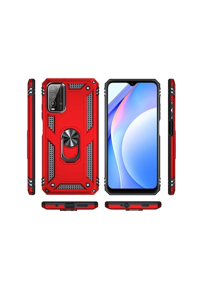 Xiaomi Poco M3 Kılıf Zore Vega Kapak Siyah