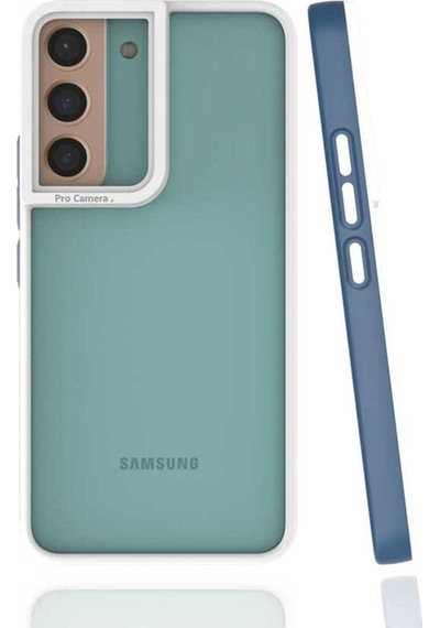 Samsung Uyumlu Galaxy S22 Plus Kılıf Zore Mima Kapak Lacivert