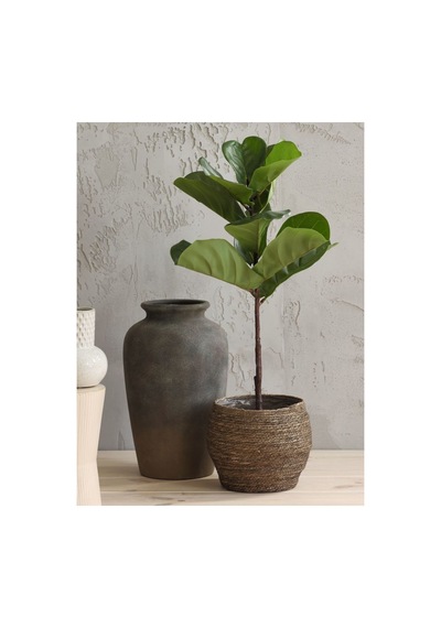 Saksı Sıvopert Ø26xy23cm Kahverengi