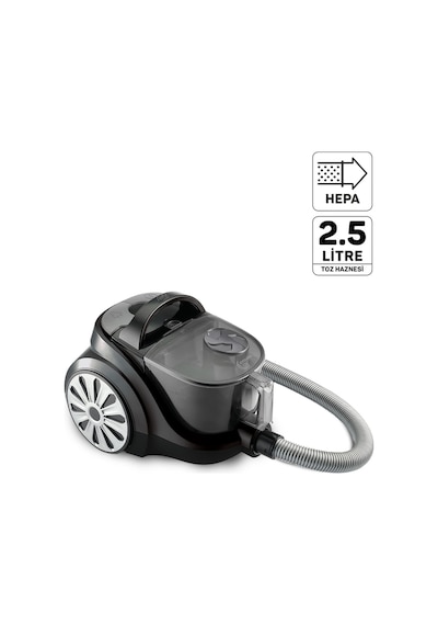 Arzum Felix FL493 Pegno Cyclone 899 W HEPA Filtreli 2.5 L Toz Hazneli Elektrikli Süpürgesi