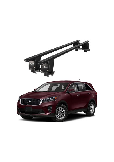 Royal Kia Sorento 2019-2020 Uyumlu Siyah Ara Atkı Port Bagaj Tavan Barı