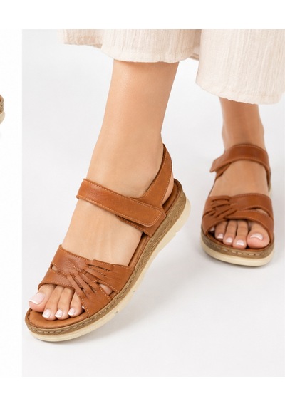N Napa Shoe Np.2642.taba.deri Sandalet
