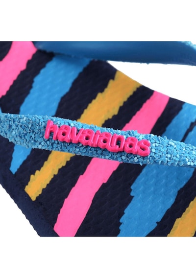Kids Slim Glitter Trendy Navy Blue/turquoise Çocuk Terlik 4146976-1327-2159 Lacivert