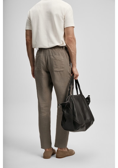 Lufian Karl Smart Erkek Chino Pantolon Slim Fit Toprak Toprak 111190363100495