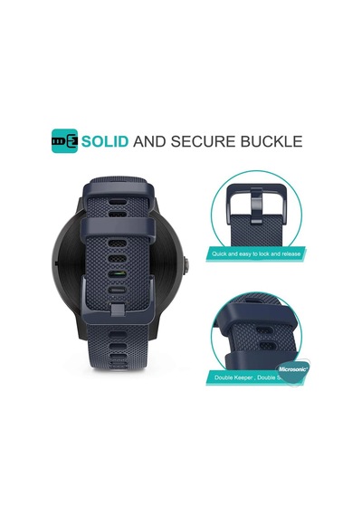 Microsonic Huawei Watch Gt5 41mm Kordon, Silicone Sport Band