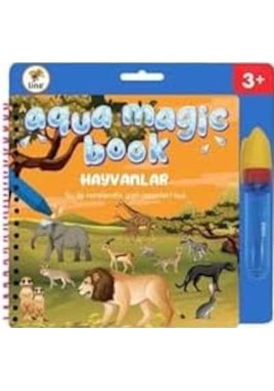 Aqua Book Hayvanlar Sihirli Boyama Kitabı