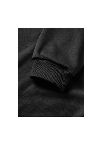 10 Kasıma Özel Üç İplik Kapşonlu Baskılı Sweatshirt - Siyah