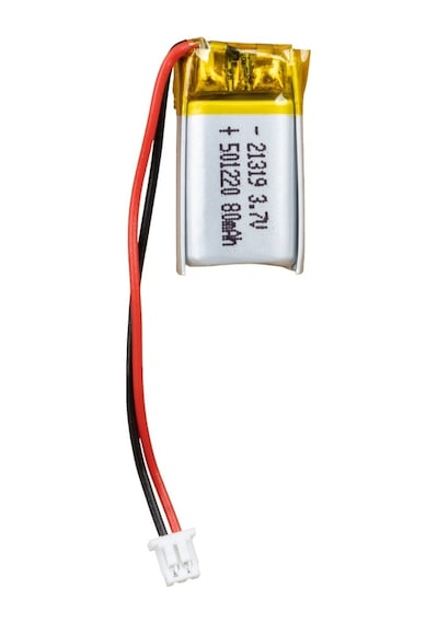 Powermaster 3.7 Volt 80 Mah Lityum Polimer Şarjlı Pil 5x12x20 Mm Akıllı Saat Kulaklık Pili