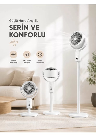 Northcity Sessiz Çalışma Özelliğiyle Rahat Kullanım Sunan Dikey Vantilatör