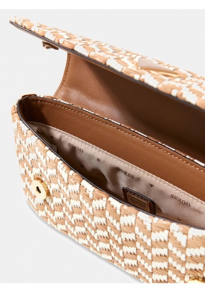 Guess Tessi Kapaklı Kadın Kahverengi Omuz Çantası Hwwg7691190-cgm