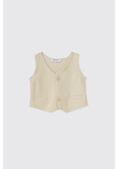 Panço Erkek Bebek Bej 2'li Takım 2611bb17020 Krem