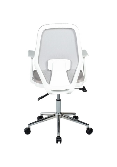 Ofisbazaar Dali Beyaz Fileli Çalışma Koltuğu Ergonomik Şef Ve Toplantı Koltuğu Gri Gri