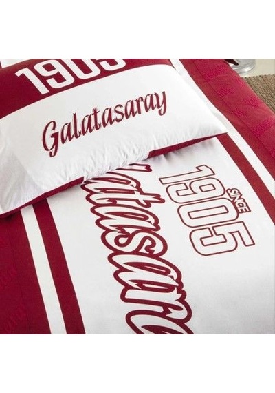 Taç Lisanslı Tek Kişilik Nevresim Takımı Galatasaray 1905 Glow Çok Renkli