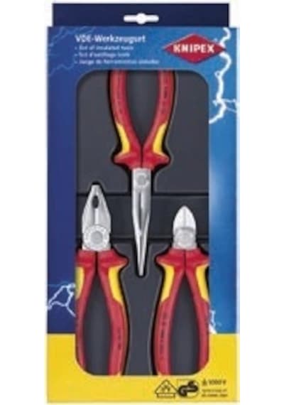 Knipex 00 20 12 3 Lü İzole Pense Seti Vde