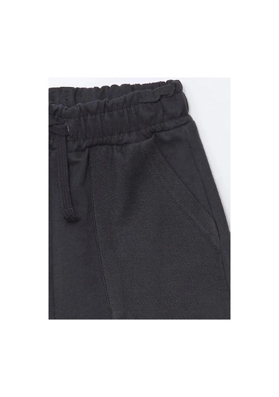 LC Waikiki Lcw Kids Antrasit Basic Beli Lastikli Pamuklu Erkek Çocuk Şort Anthracıte