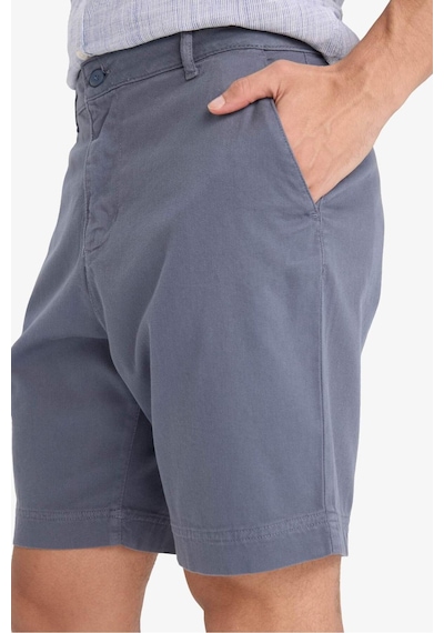 Defacto Regular Fit Dokulu Bermuda E2234ax25smın269 İndigo
