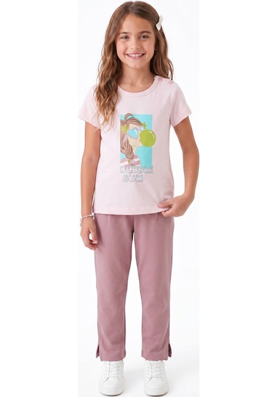 Onloox Kız Çocuk Pembe Kız Çocuk Pembe Pamuklu Bisiklet Yaka Kısa Kollu Sakız Kraliçesi Baskılı Taytlı Takım 1.5-4 Yaş Onloox Kız Çocuk Pembe Kız Çocuk Pembe Pamuklu Bisiklet Yaka Kısa Kollu Sakız Kraliçesi Baskılı Taytlı Takım 1.5-4 Yaş