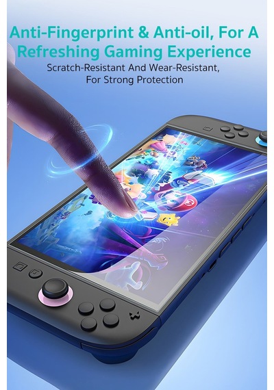 Nintendo Switch 2 Uyumlu 2'li Hd Temperli Cam Ekran Koruyucu Set 2 Adet