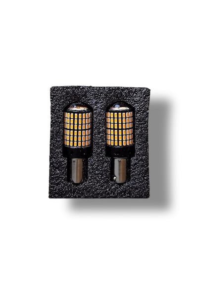 Turuncu Led Sinyal Ampulü 144 Ledli Amber Led 93 Ampul 12v 2 Adet