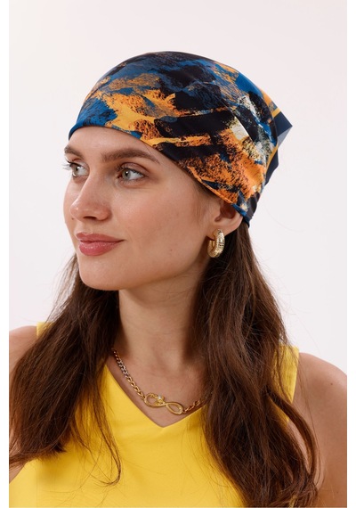 Desenli Fular Bandana Estacraft Renkli