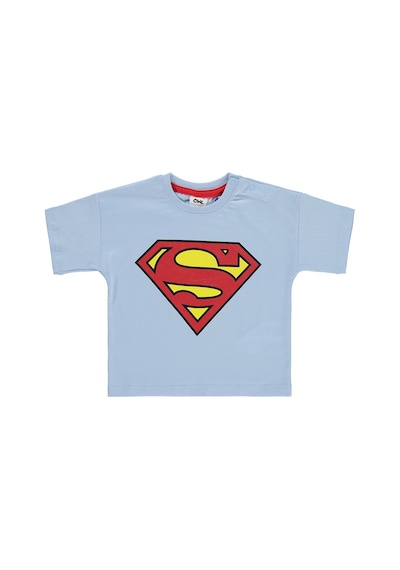 Civil Baby Superman Baskılı 6-18 Ay Tişört - Mavi