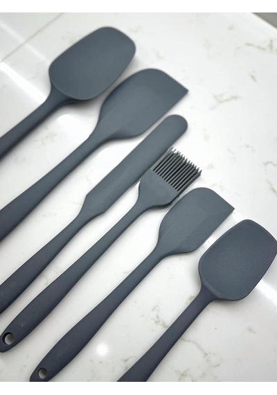 Silikon Spatula 6, Gri, M 0