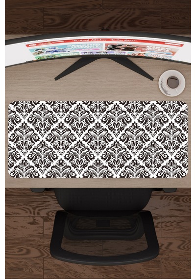 Türk Çini Kaymaz Dikişli Kauçuk Oyuncu Mousepad V5 - 70x30 Xl Gaming Mouse Pad Fare Altlığı