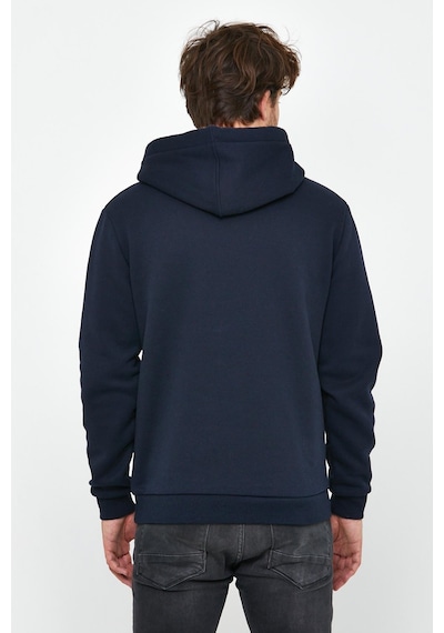 Polostate Erkek İskelet Nakışlı 3 İplik Sweatshirt Lacivert