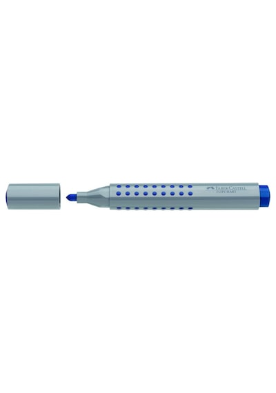 Faber-castell Grip Flipchart Markör Yuvarlak Uç - Mavi - 3 Adet Çok Renkli