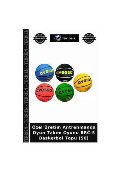 Özel Üretim Antrenmanda Oyun Takım Oyunu Brc-5 Basketbol Topu 50
