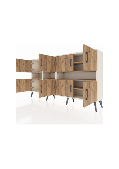 Arges Konsol 8 Raflı 8 Kapaklı 176x30x99 Aytaşı-çam Atlas Çam - Aytası Arges Konsol 8 Raflı 8 Kapaklı 176x30x99 Aytaşı-çam Atlas Çam - Aytası