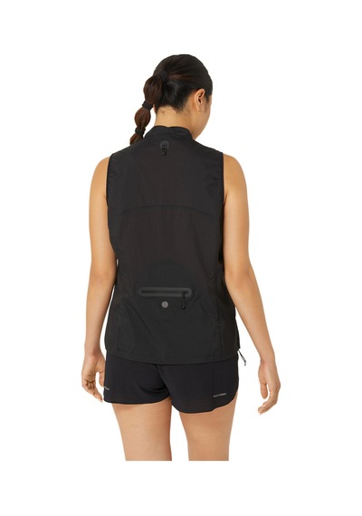 Asics Metarun Packable Gılet Kadın Siyah Yelek 2012c974-001 Siyah