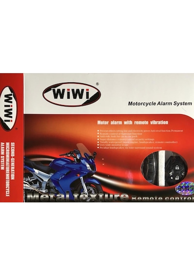 Motosiklet Alarm-Uzaktançalıştırma Seti Pil Destekli-Motor Alarmı N11.3457